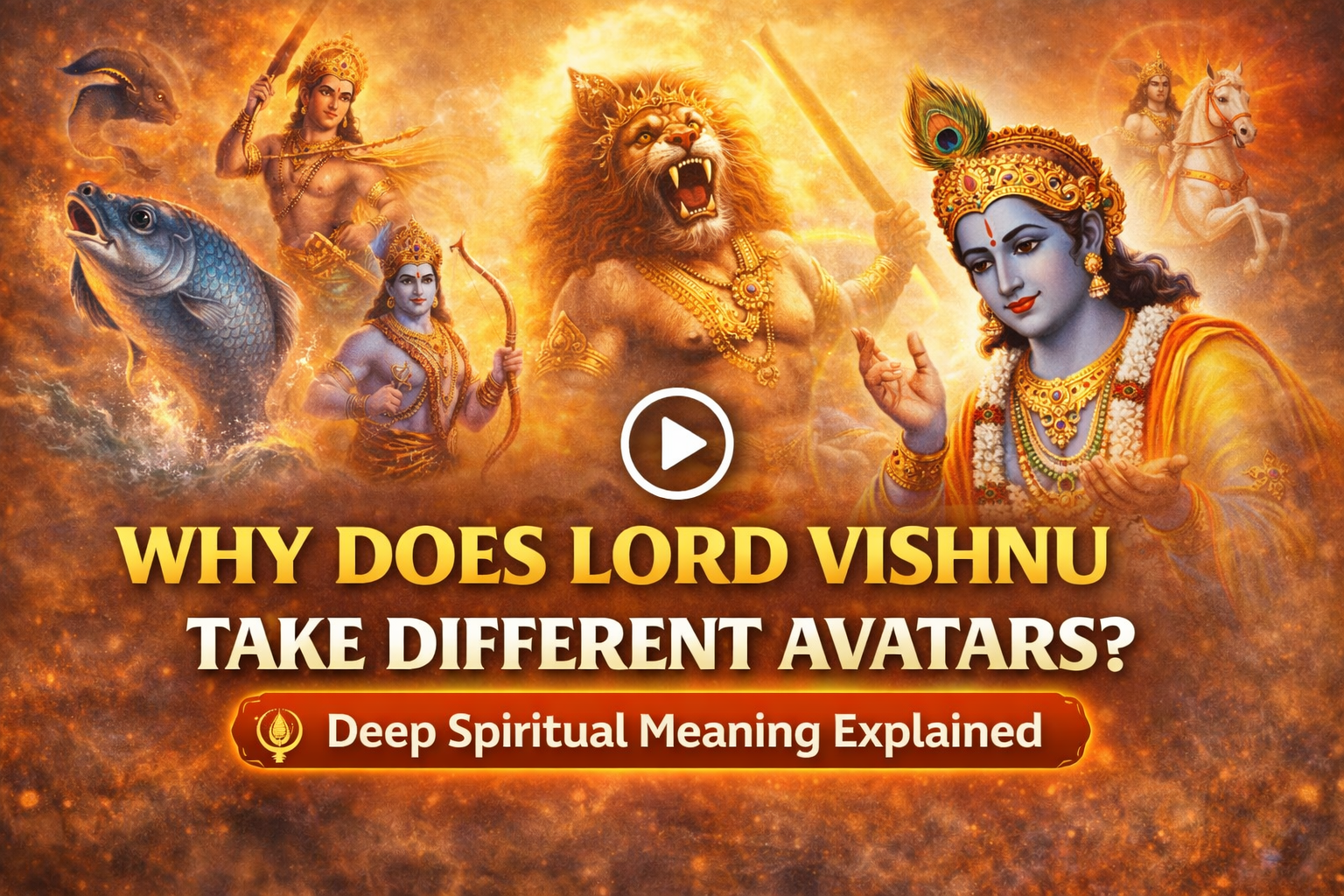 Why Does Lord Vishnu Take Different Avatars?